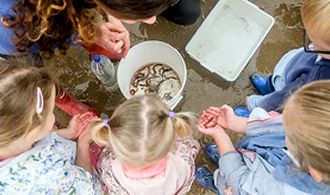 Young people on the beach